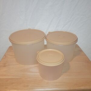 Beige Food Storage Container Set